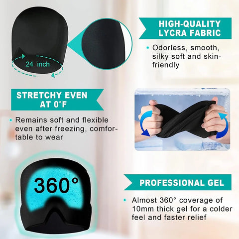 Migraine Relief Headache hat Hot Cold Therapy Cap