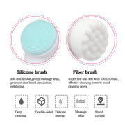 3D Silicone Double-Sided Facial Cleaning Tools