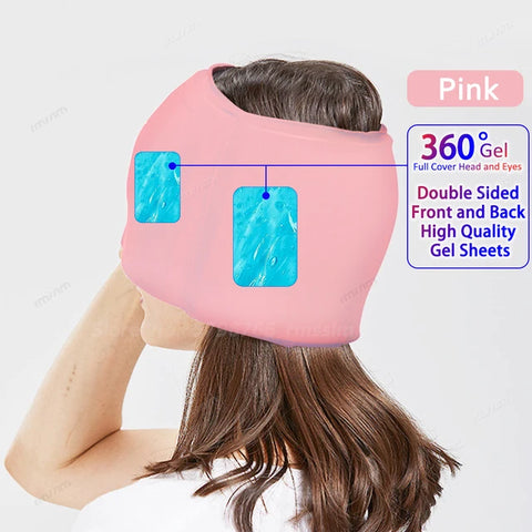 Migraine Relief Headache hat Hot Cold Therapy Cap