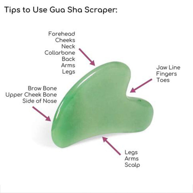 1 Natural Jade Roller & Scraper